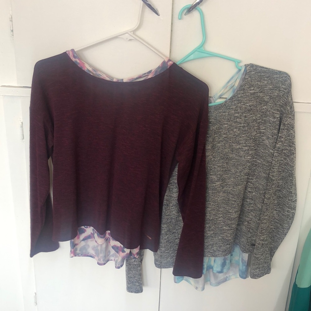 2 girls Justice Shirts Like New! Size 12